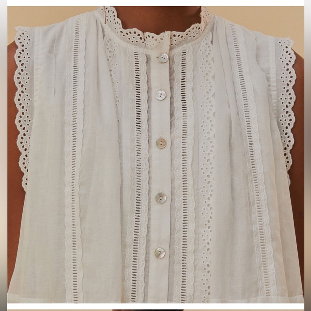 Farm Rio Eyelet Tank